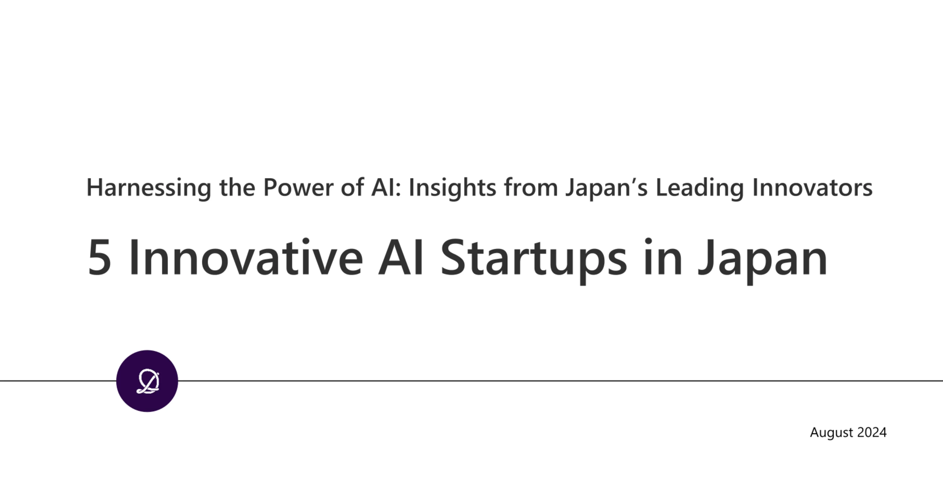 5 Innovative AI Startups in Japan