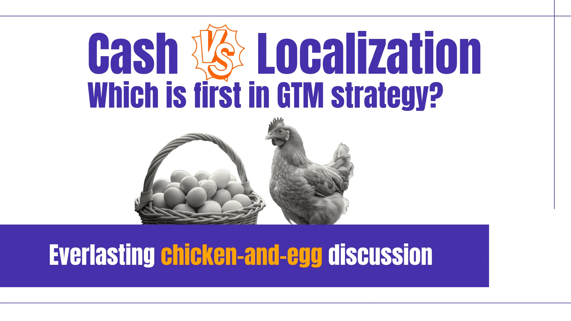 Demand (cash) first or localization first?